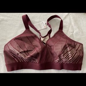 Lululemon Awake to Lace garnet / barely beige bra NWT